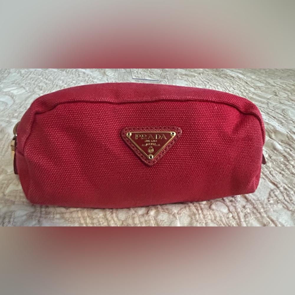 Prada Scarlet Canvas Accessory